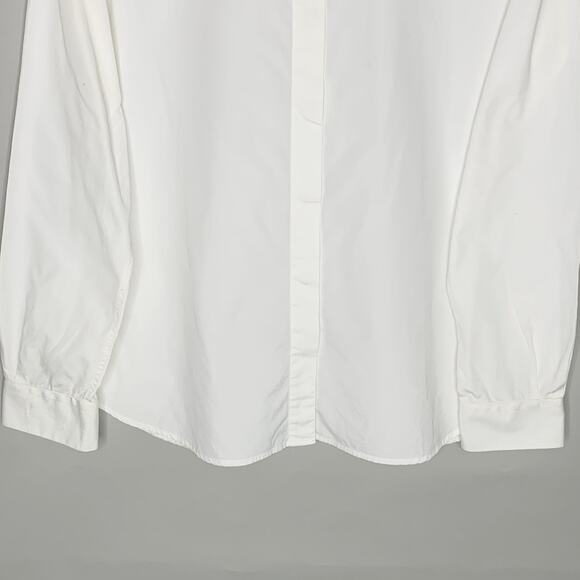 Givenchy M White Collar Stay Poplin Blouse Removable Stays Womens - Picture 6 of 10